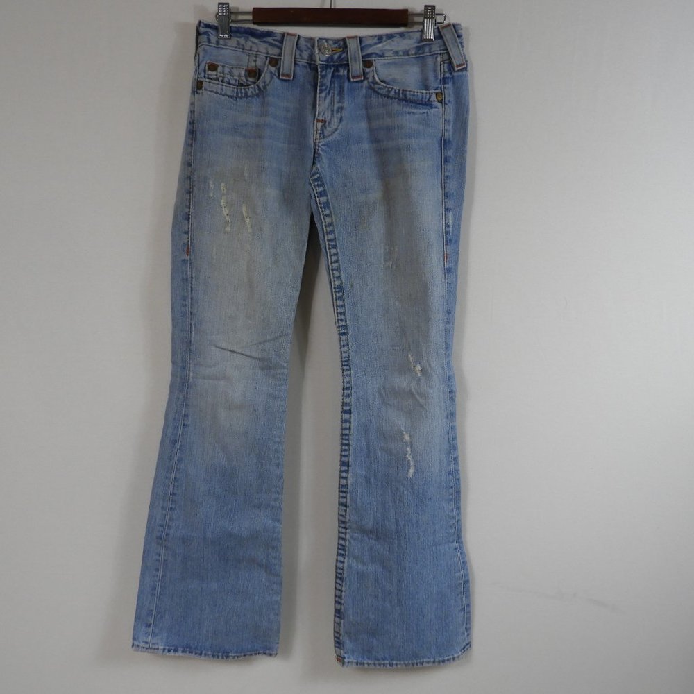 C155 True Religion Size 29 Distressed Jeans